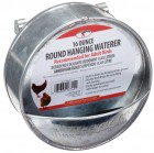 Galvanized Round Hanging Poultry Waterer