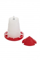3 Pound Deluxe Plastic Hanging Poultry Feeder