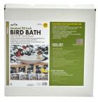 Deck-Mounted Heated Bird Bath