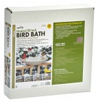 Deck-Mounted Heated Bird Bath