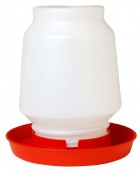 1 Gallon Plastic Screw-On Poultry Waterer Jar