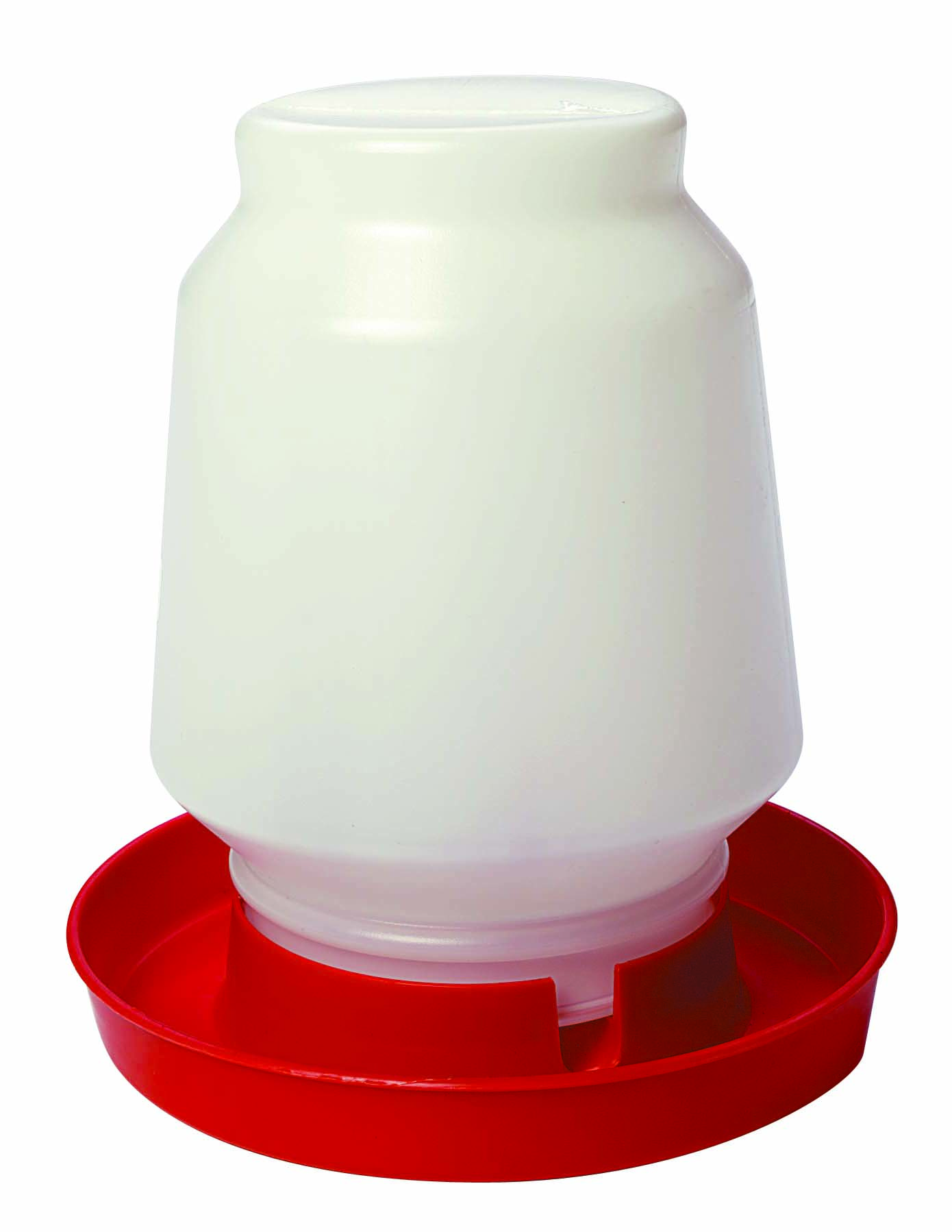 6 Pk 4 Qt Poly 11" D X 7 1/2" H Poultry Chicken Waterer Fountain Jar 680 