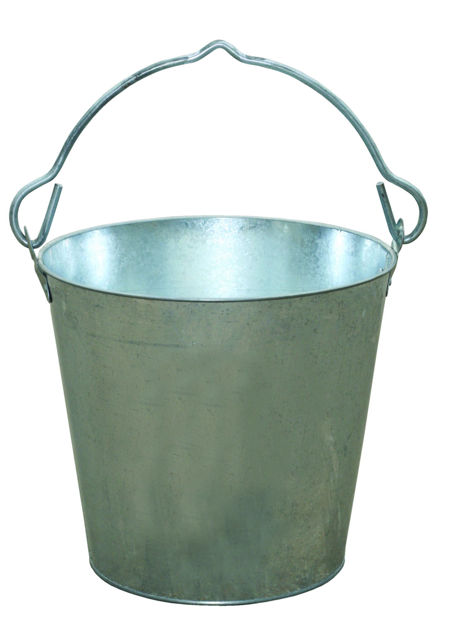 Metal Utility Bucket with Handle for Gardening & Farming Item No. GP14 LITTLE GIANT Galvanized Dairy Pail 14 Quart 
